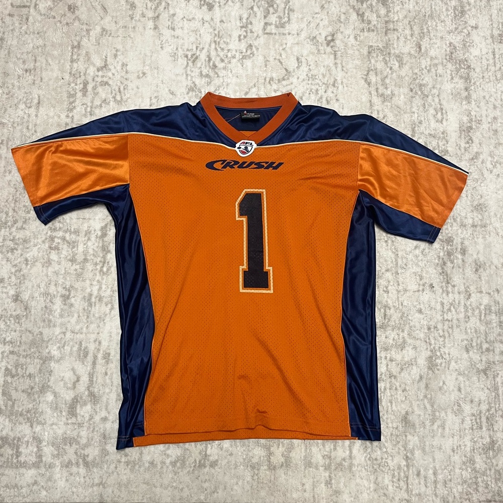 Vintage Colorado Crush #1 Damian Harrell AFL Arena Football Jersey Men's L